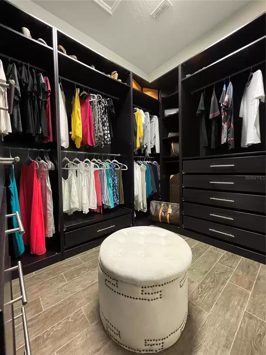 Custom closet deep draws