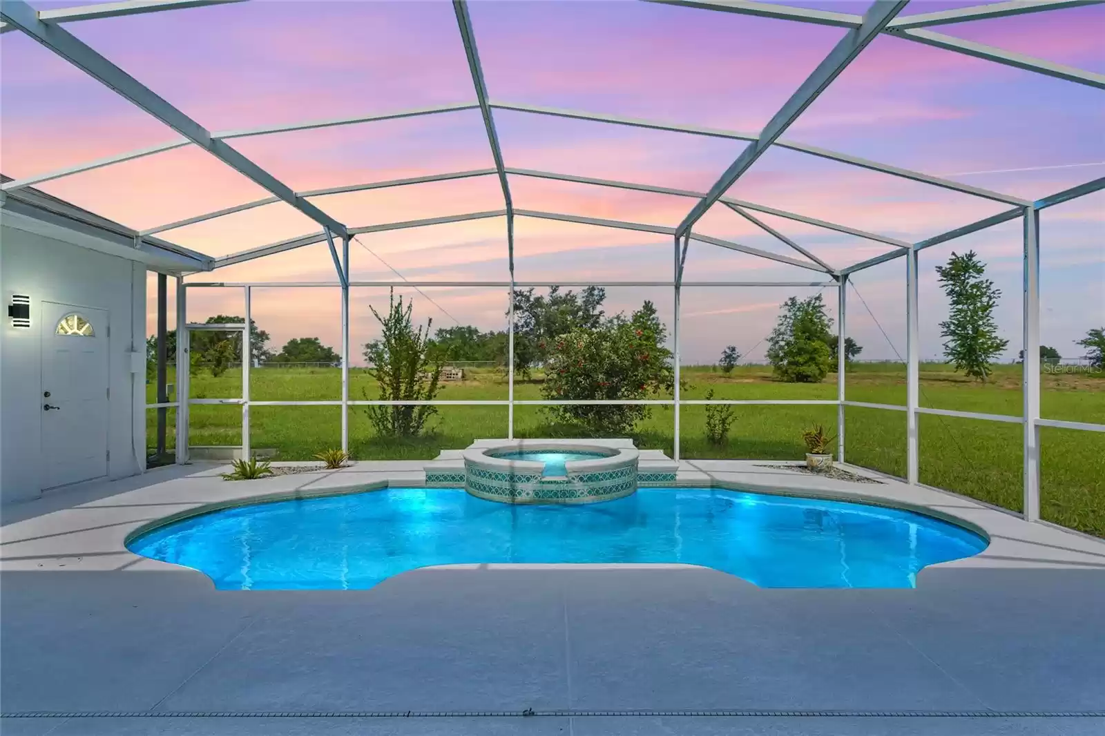 Backyard with In-ground Pool