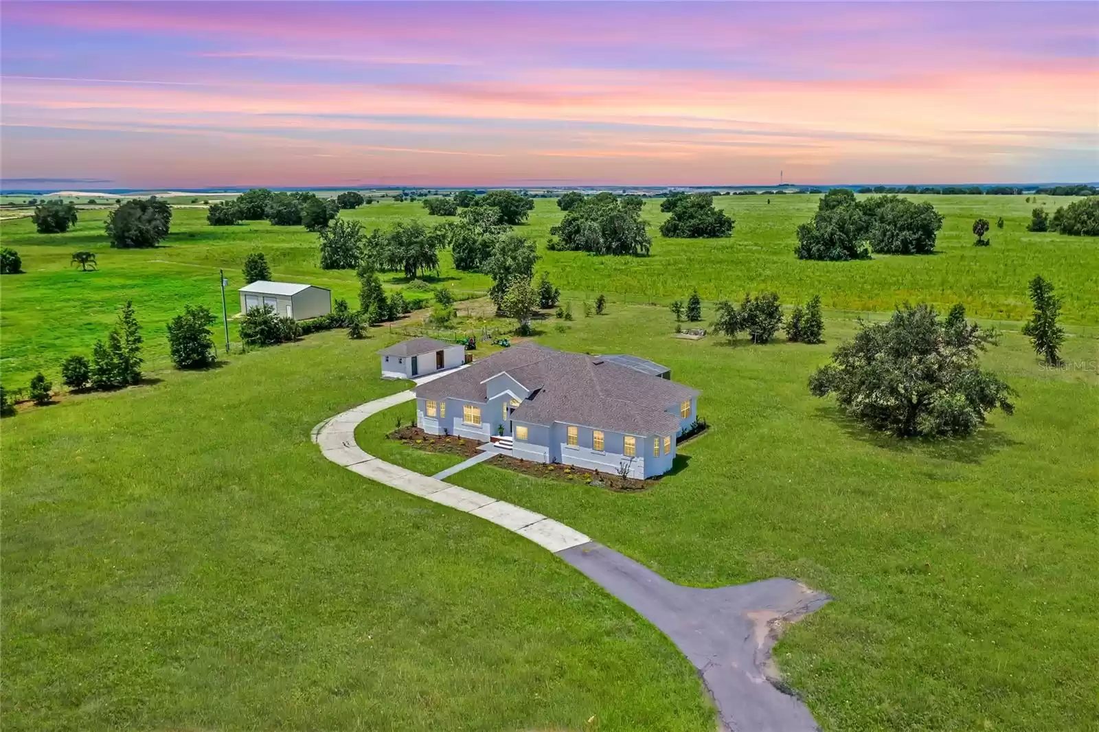 Aerial House Front