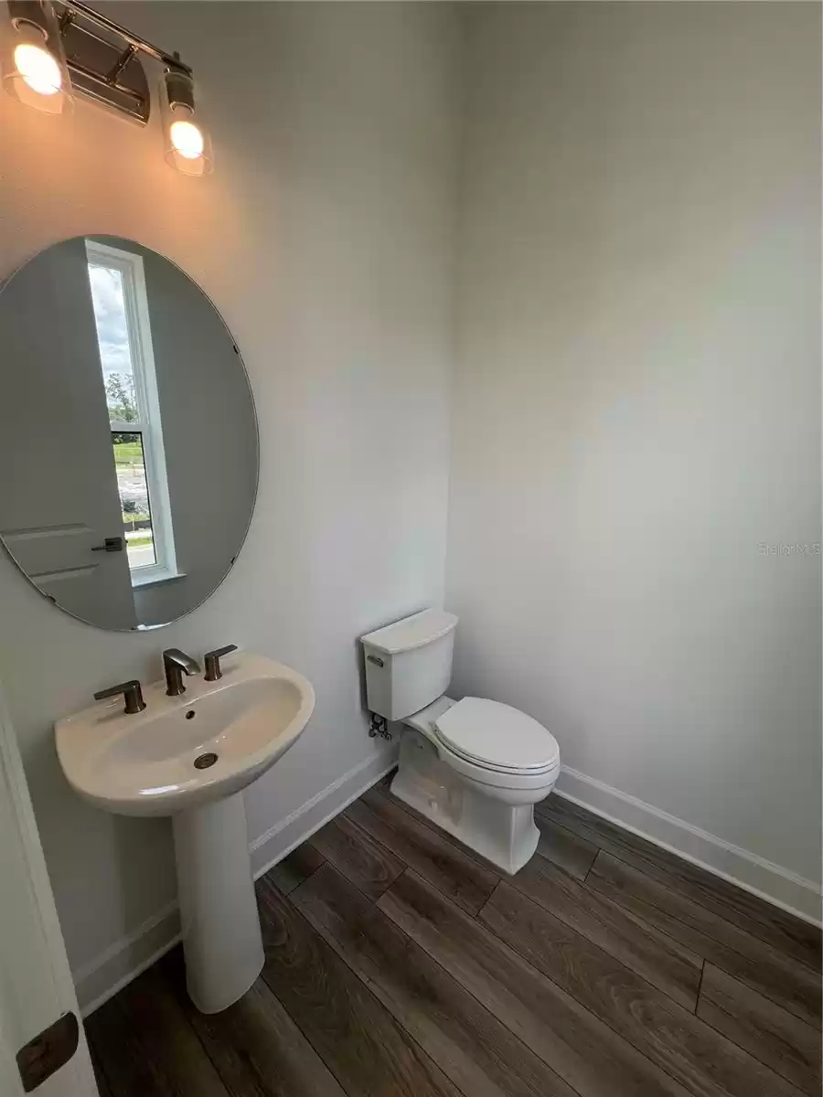 Second floor powder bathroom