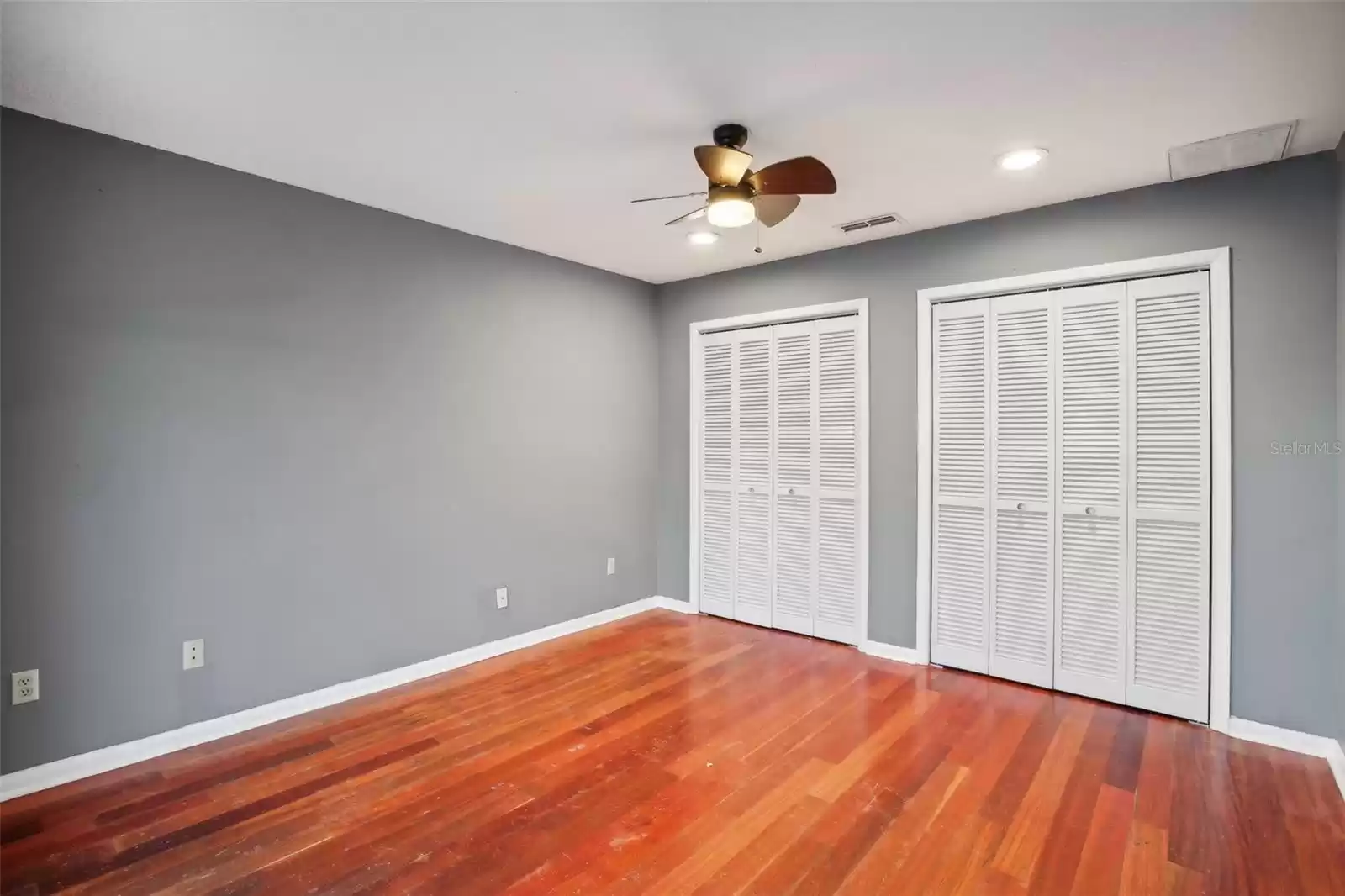 Rear bedroom #3 with double closets