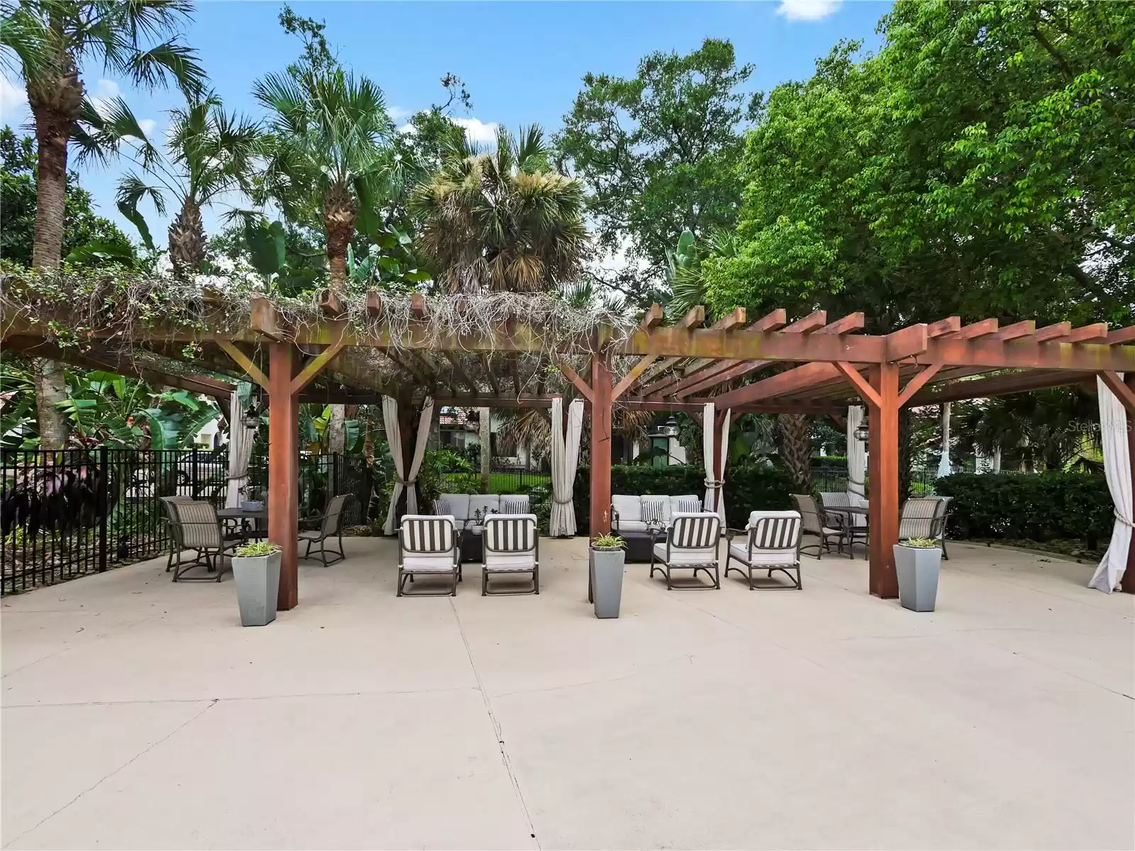 Beautiful Cabana area at poolside