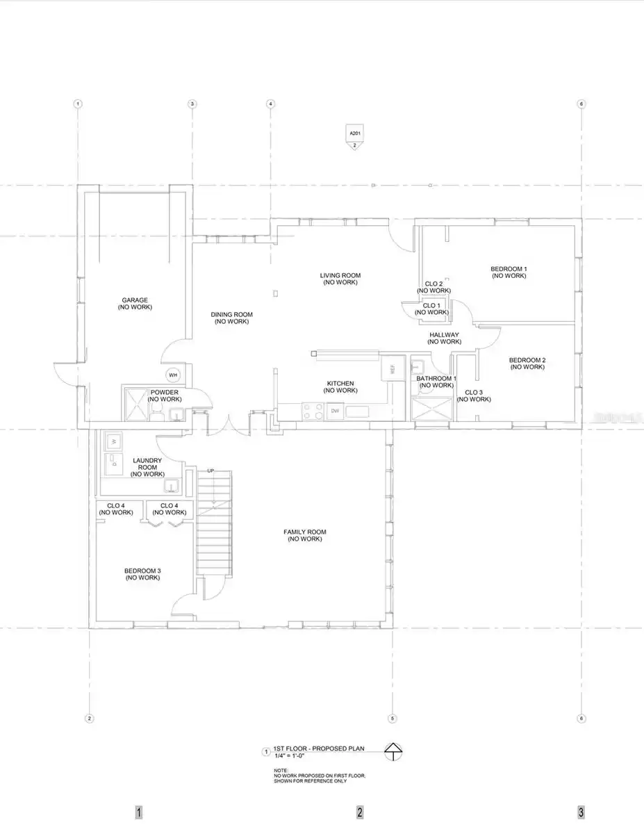 1st story floor plan