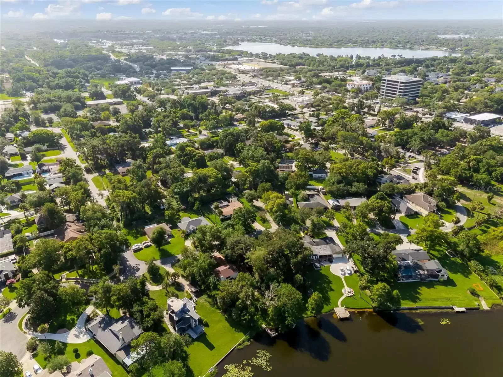 Aerial View from the Lake