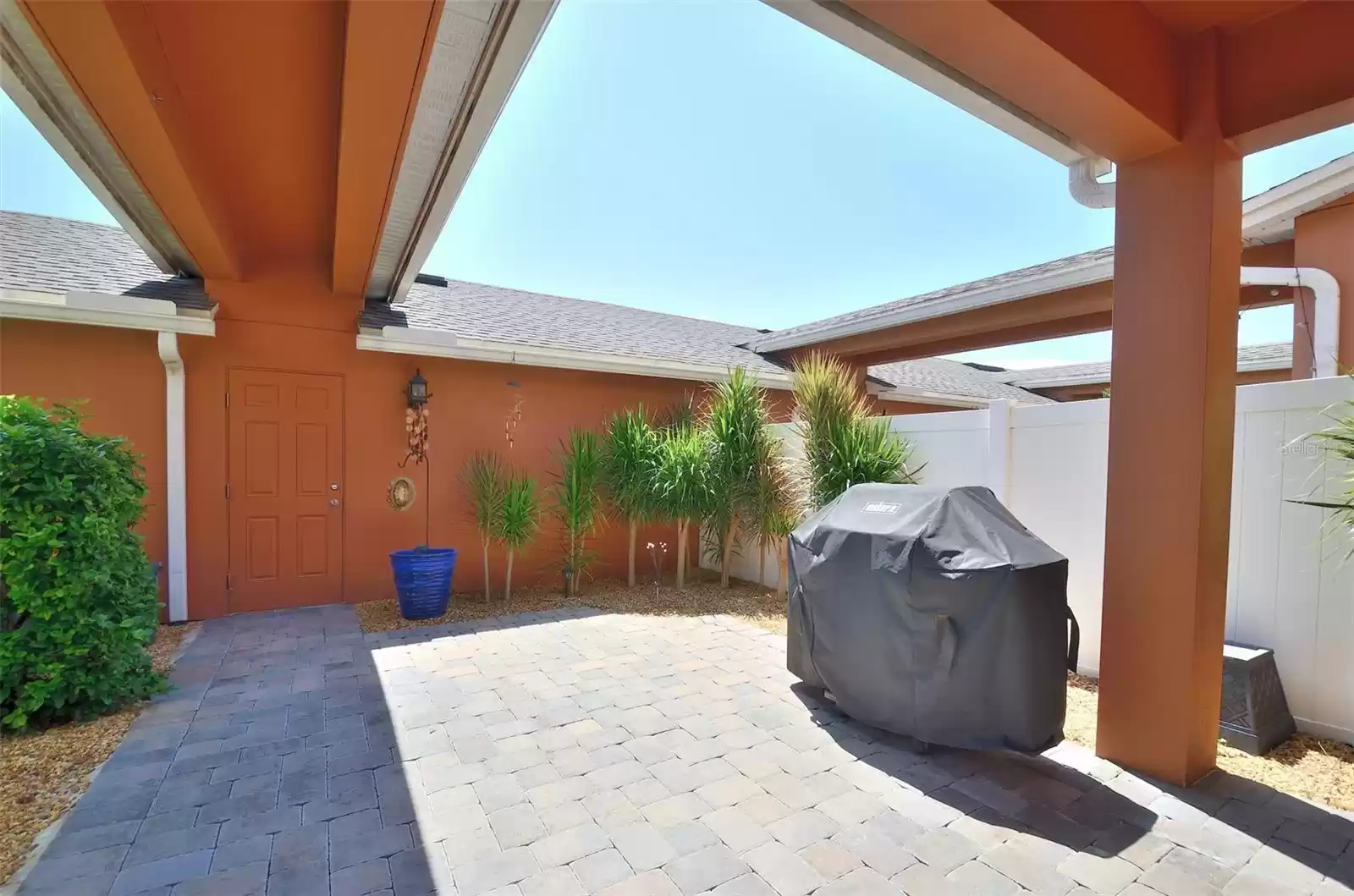 Covered Walkway from the Garage