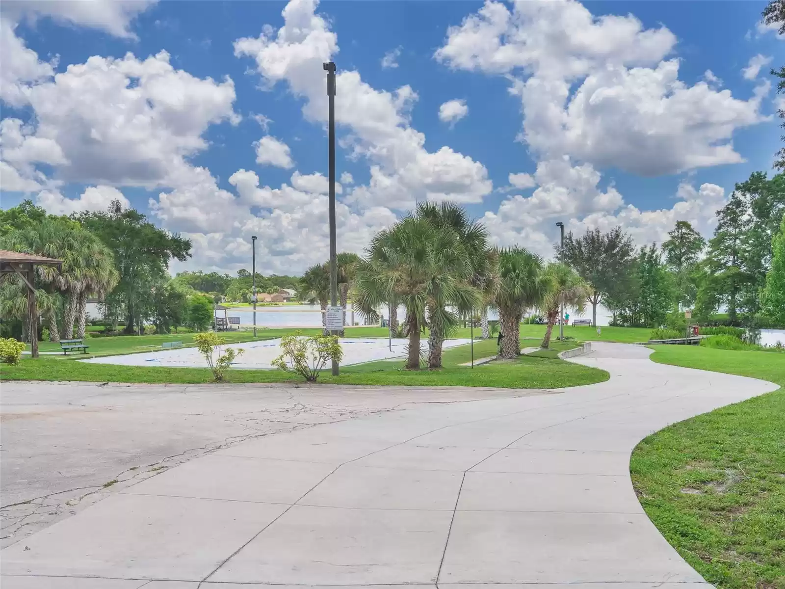 Community boat ramp.