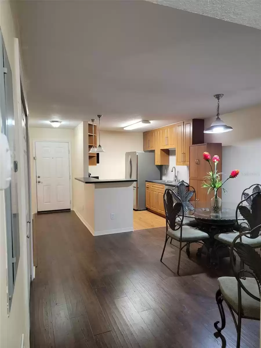 Kitchen and dining area