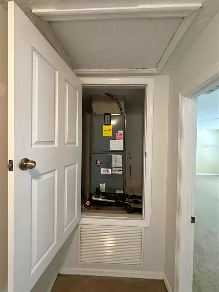 AC closet on 2nd floor landing