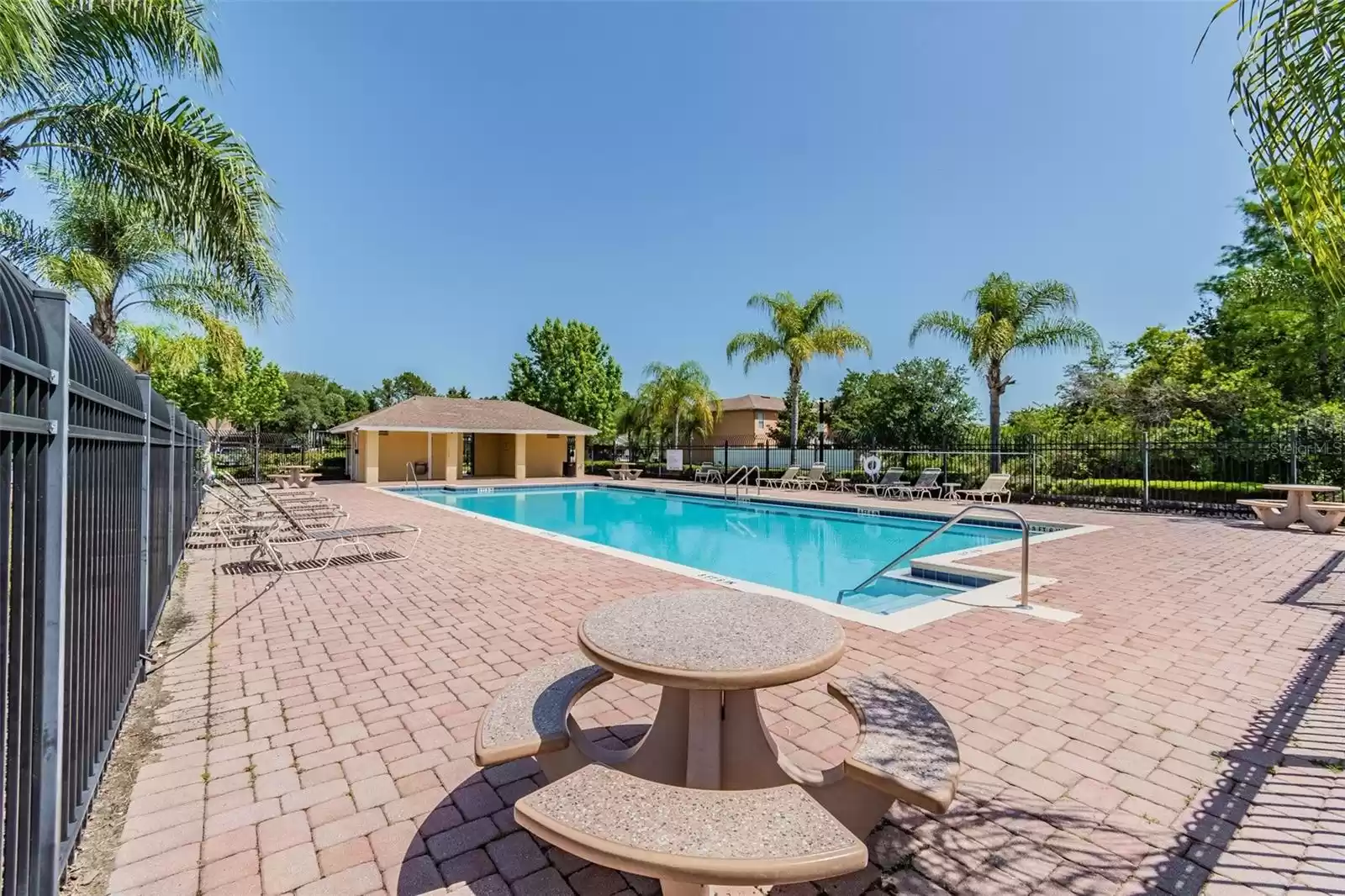 Beautiful community pool area