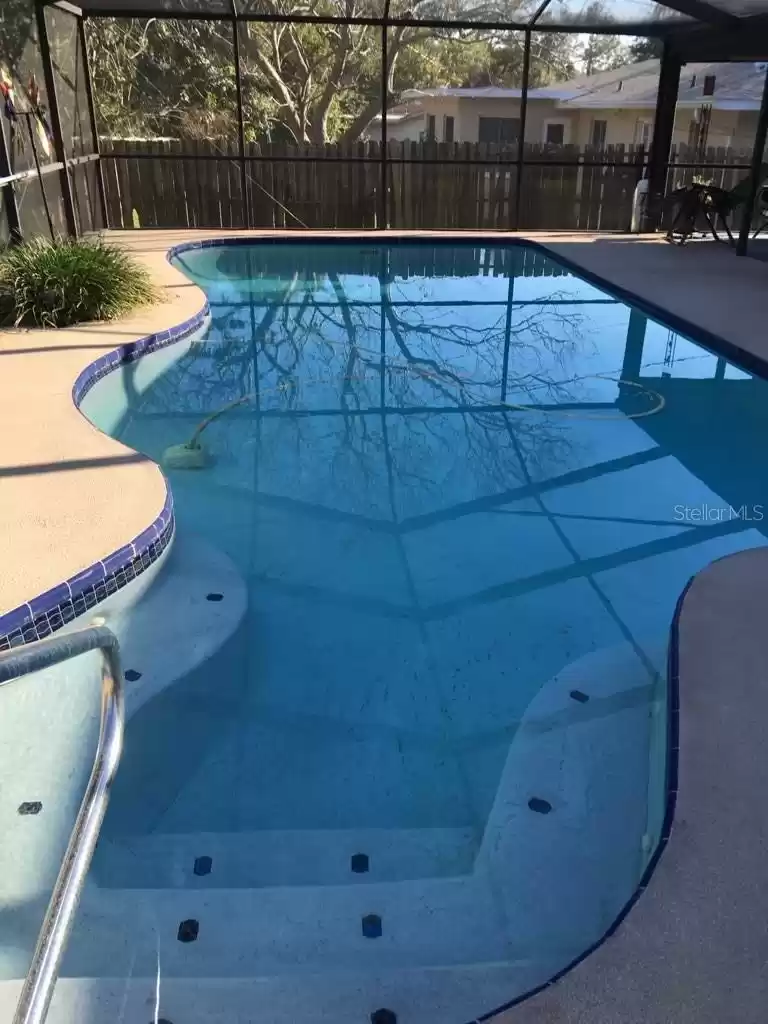 Beautiful Screened Pool. Resurfaced and newer pool pump.