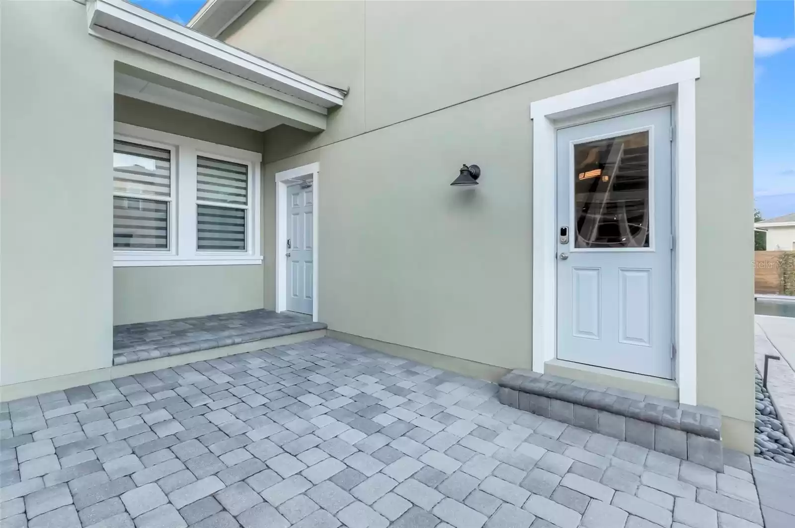 Entrance to garage apartment