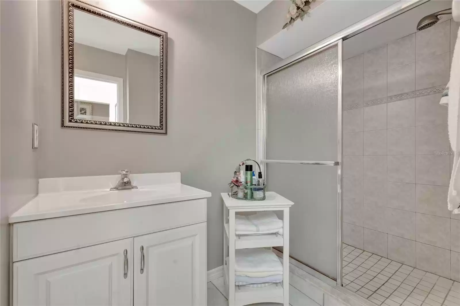 Large walk-in shower