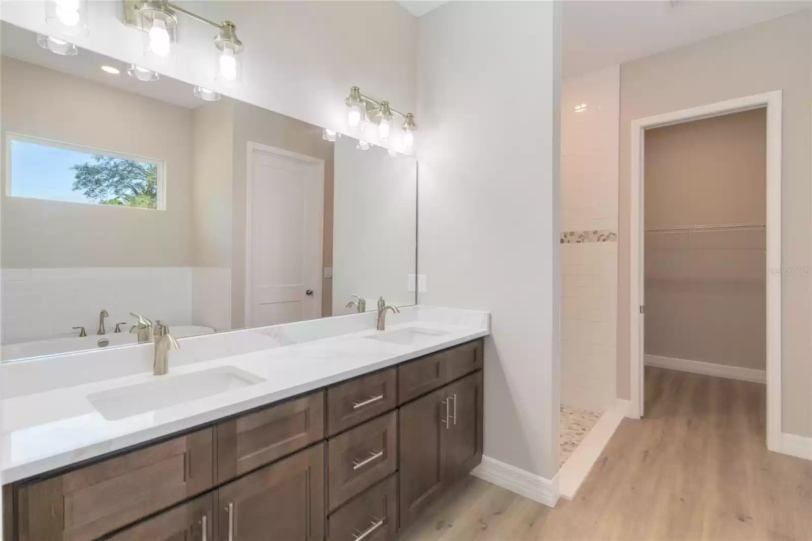 Master Bathroom with Dual Vanity