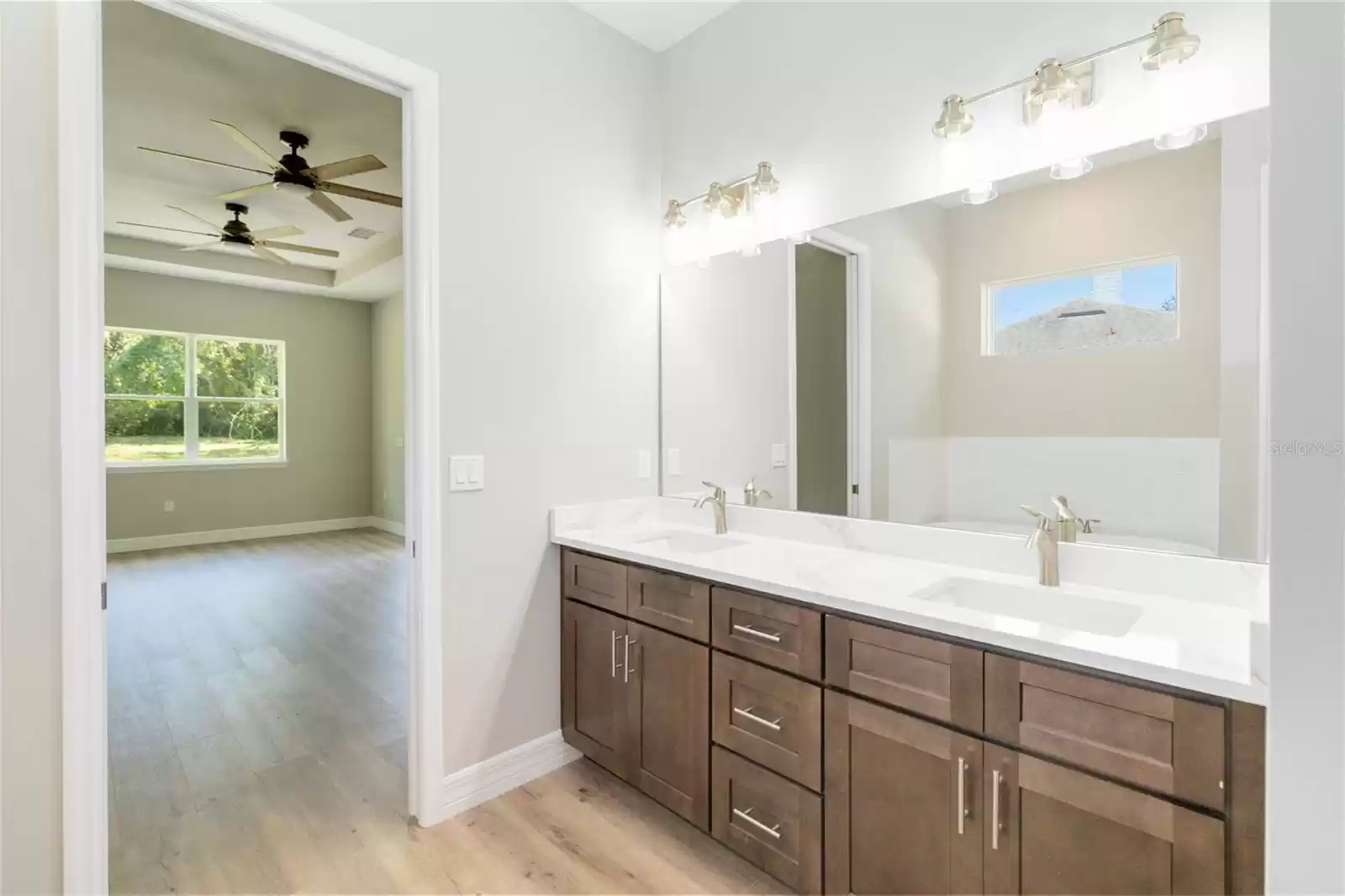 Master Bathroom with Dual Vanity