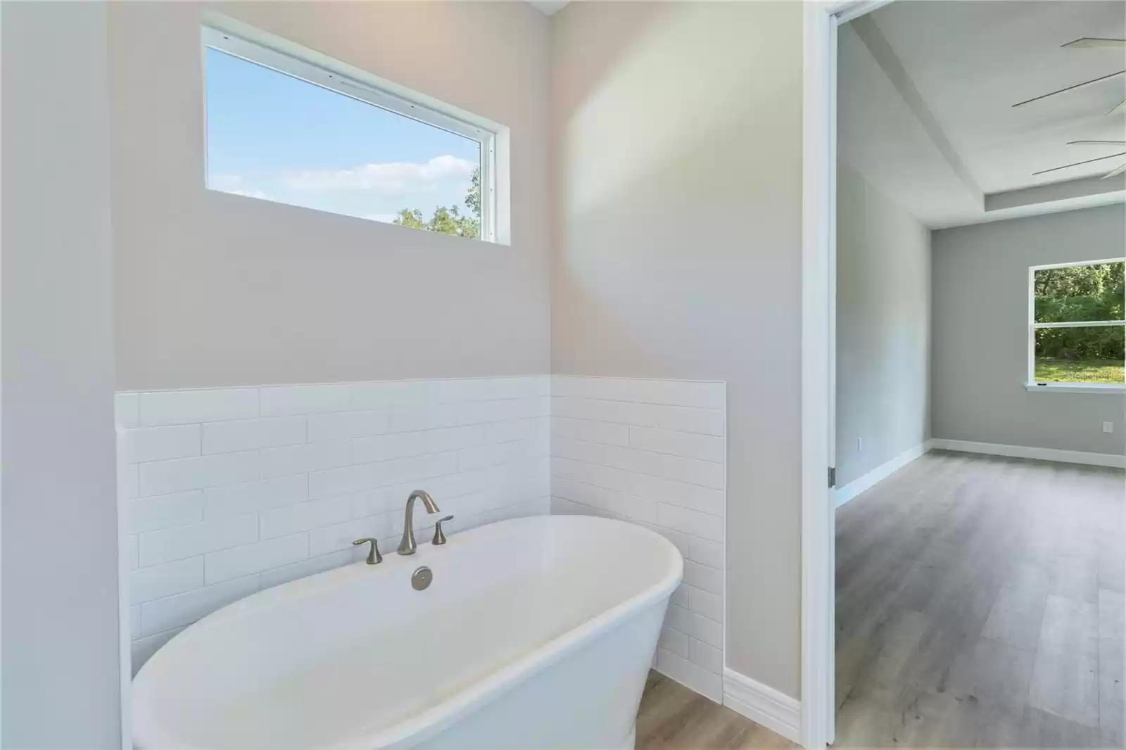Master Bathroom with Large Soaking Tub