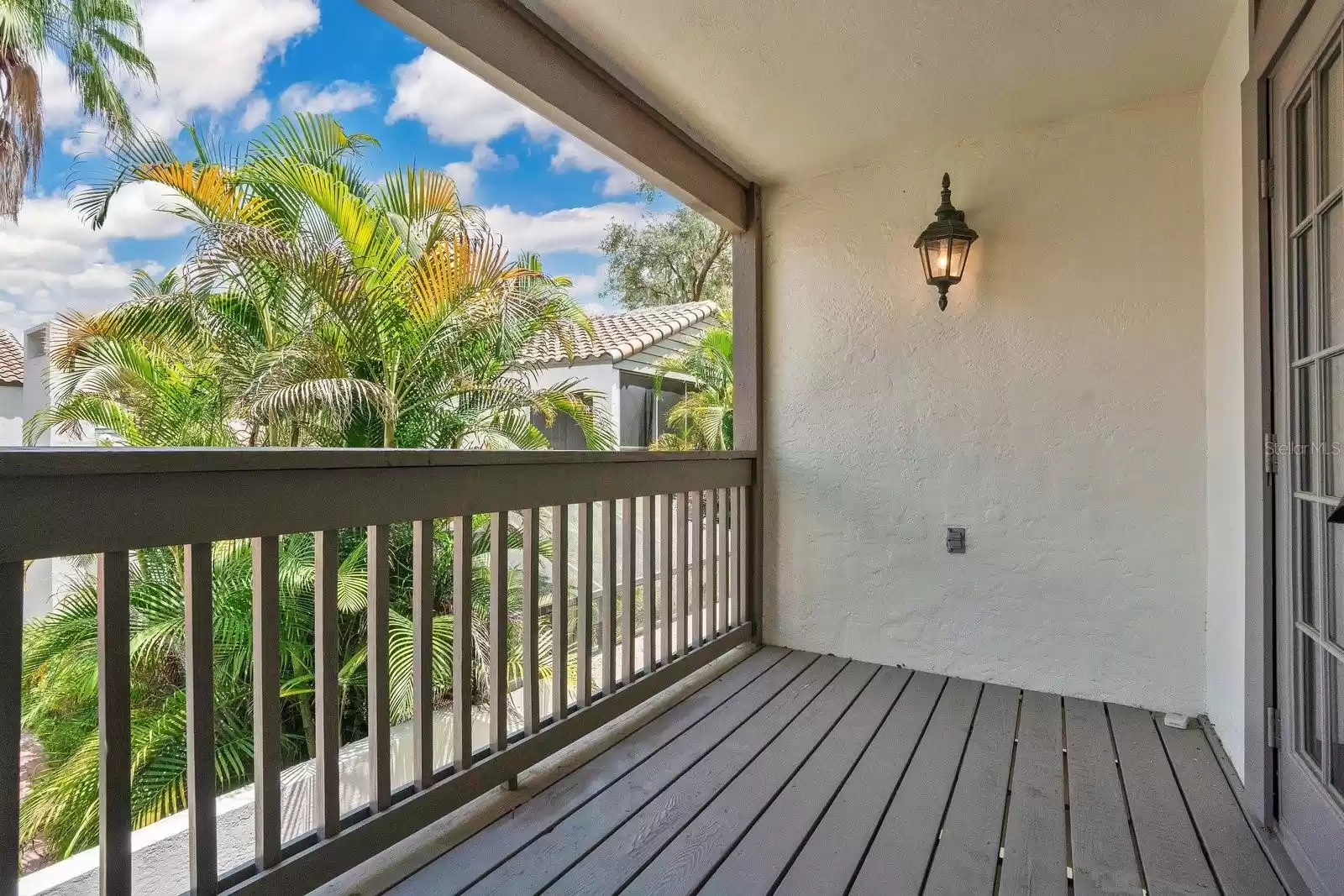 Relaxing upstairs covered porch