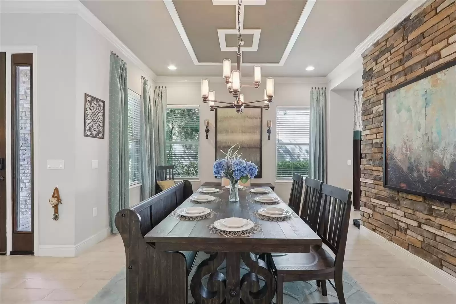 Formal dining room.