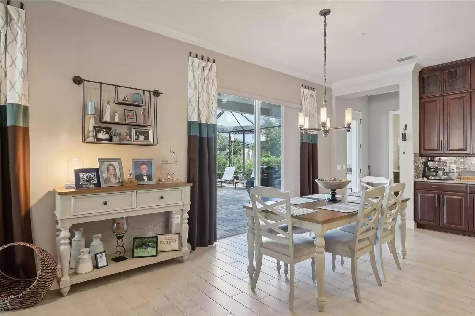 Family dining area