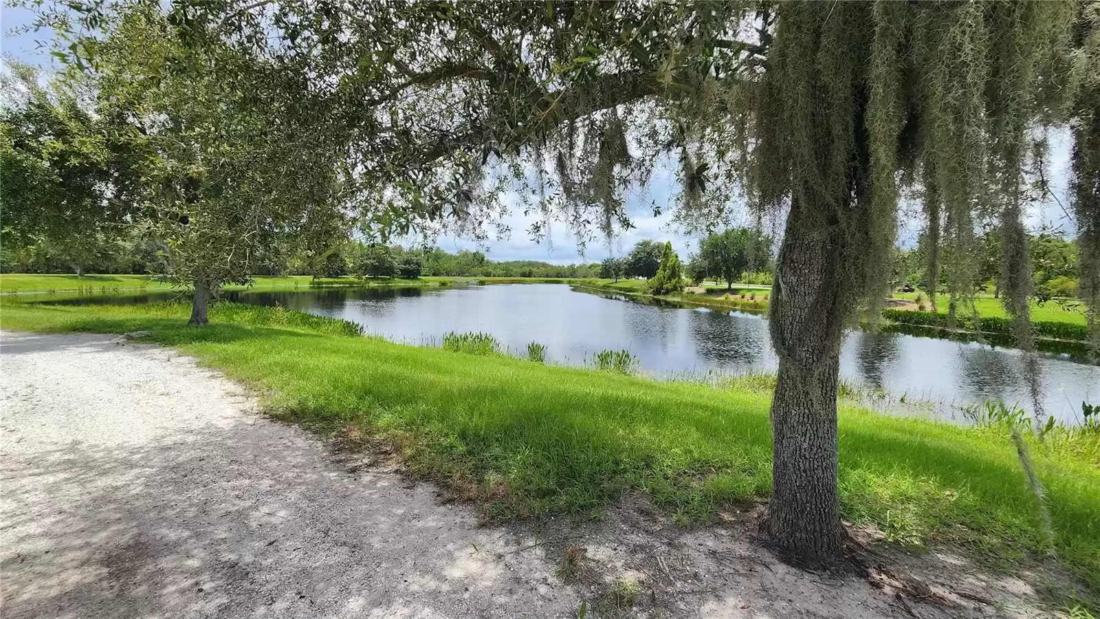 Lake right Behind the house