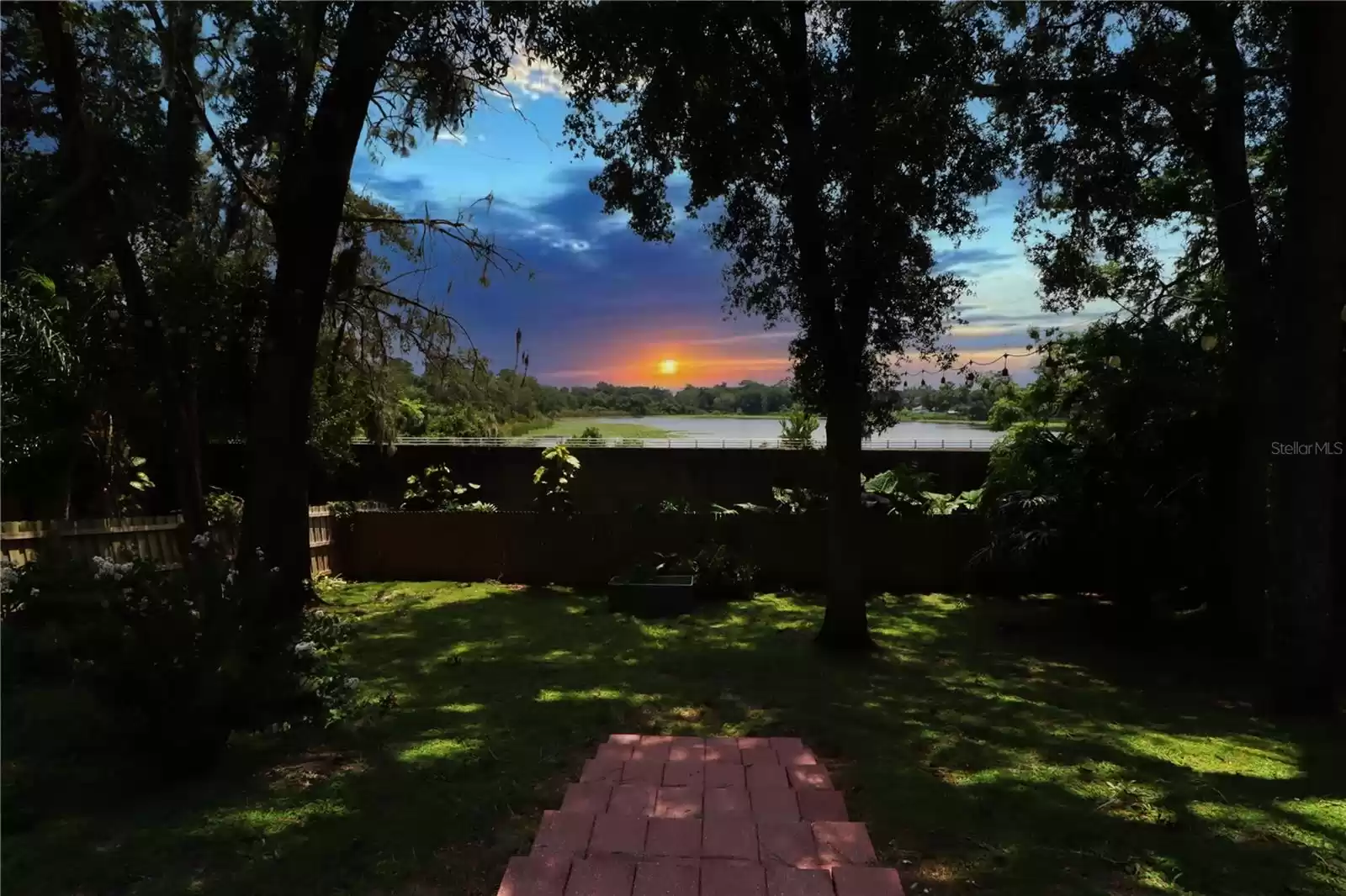 View of Bosse Lake from pool deck.