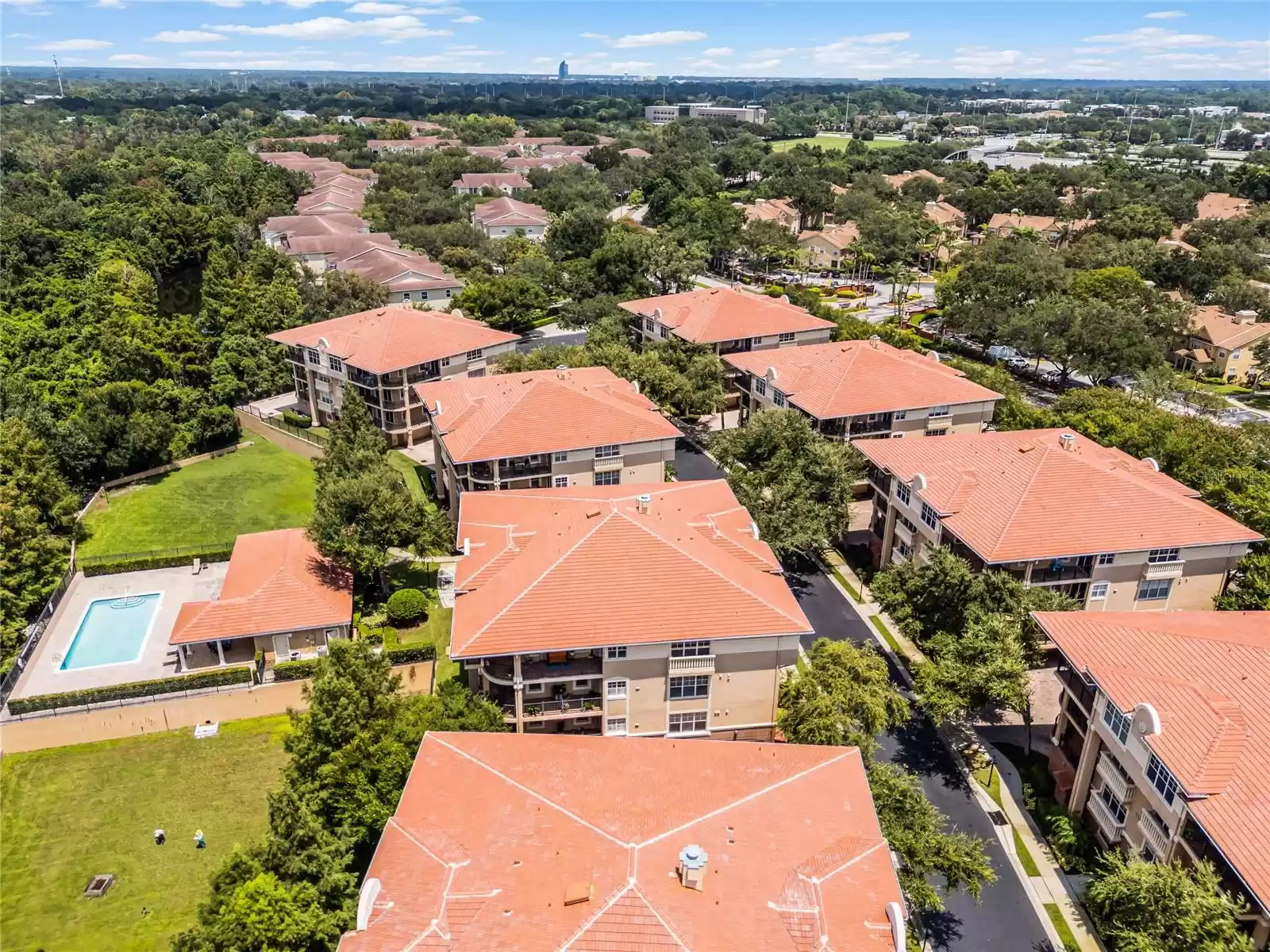 A short walk from this unit leads you to the community clubhouse and sparkling pool.