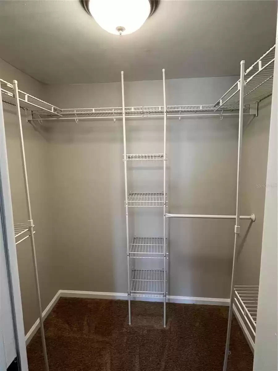 Master bedroom closet