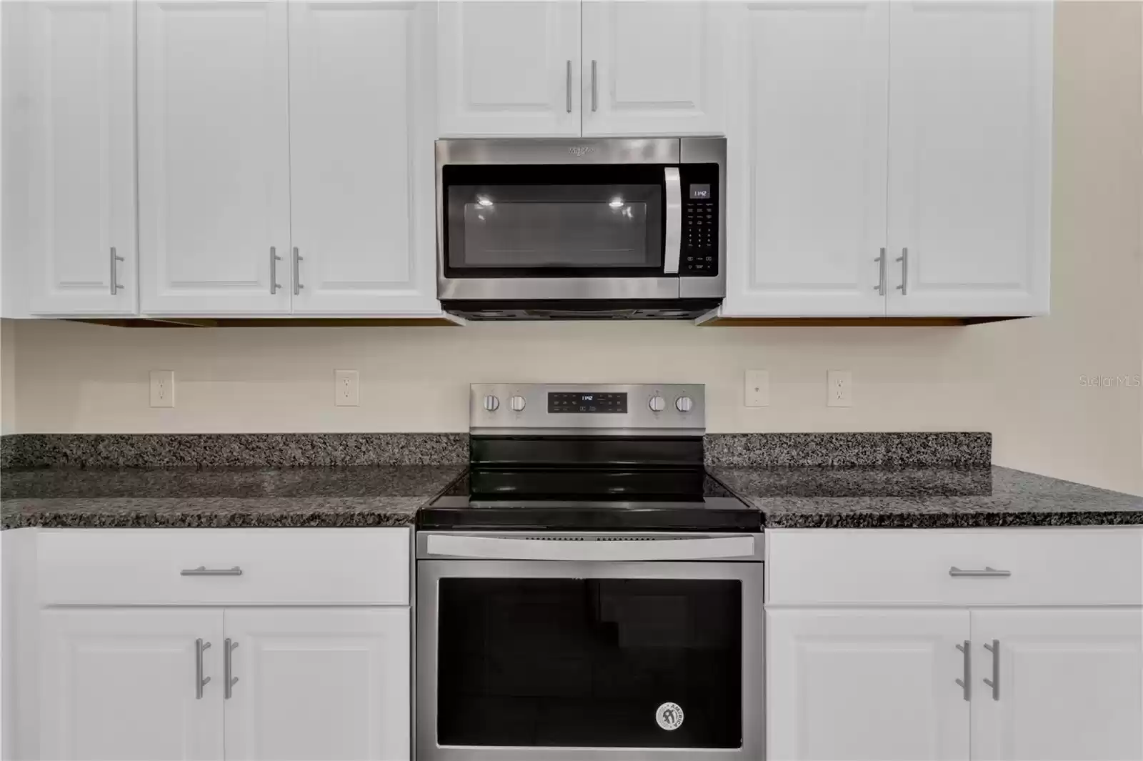 Stainless range and microwave