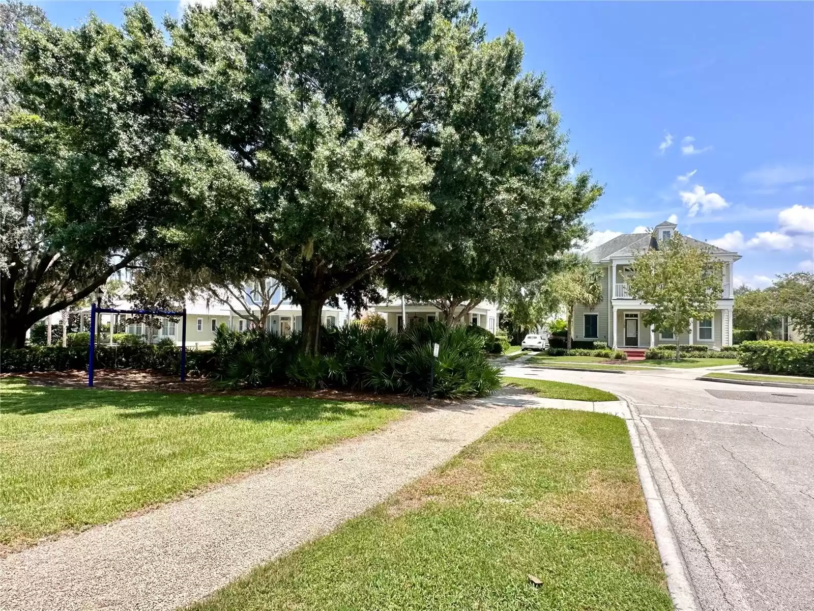 View of house from the park