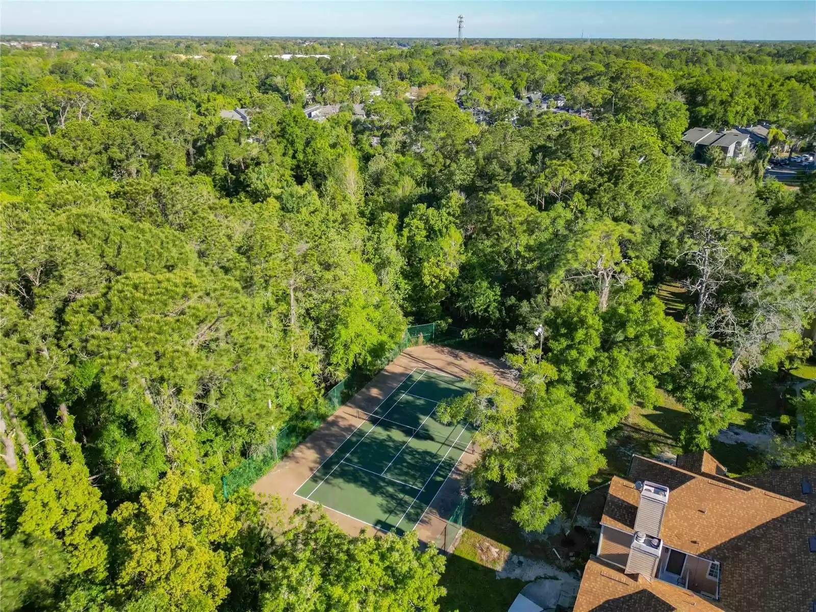 Tennis Court by Clubhouse