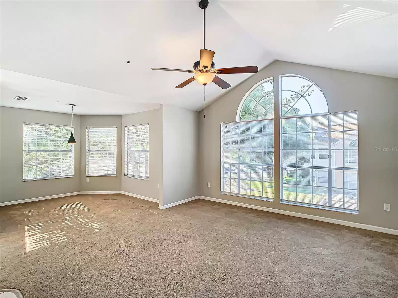 Vaulted Ceiling in main area