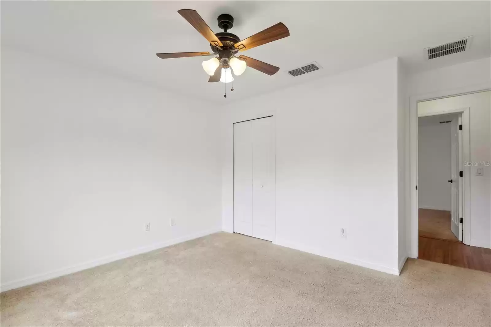 Another view of the large front bedroom located just off the foyer