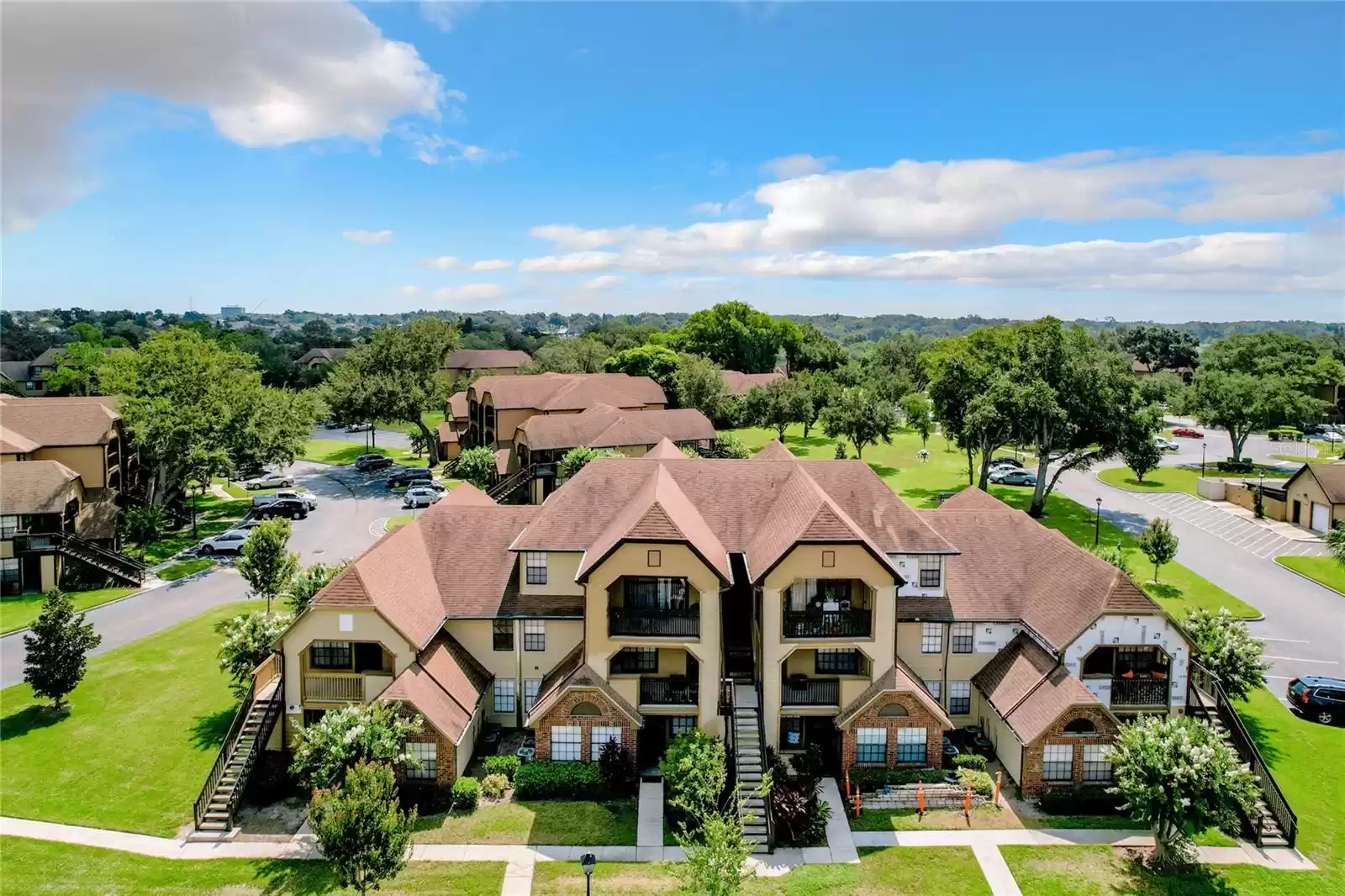 Aerial View of Building