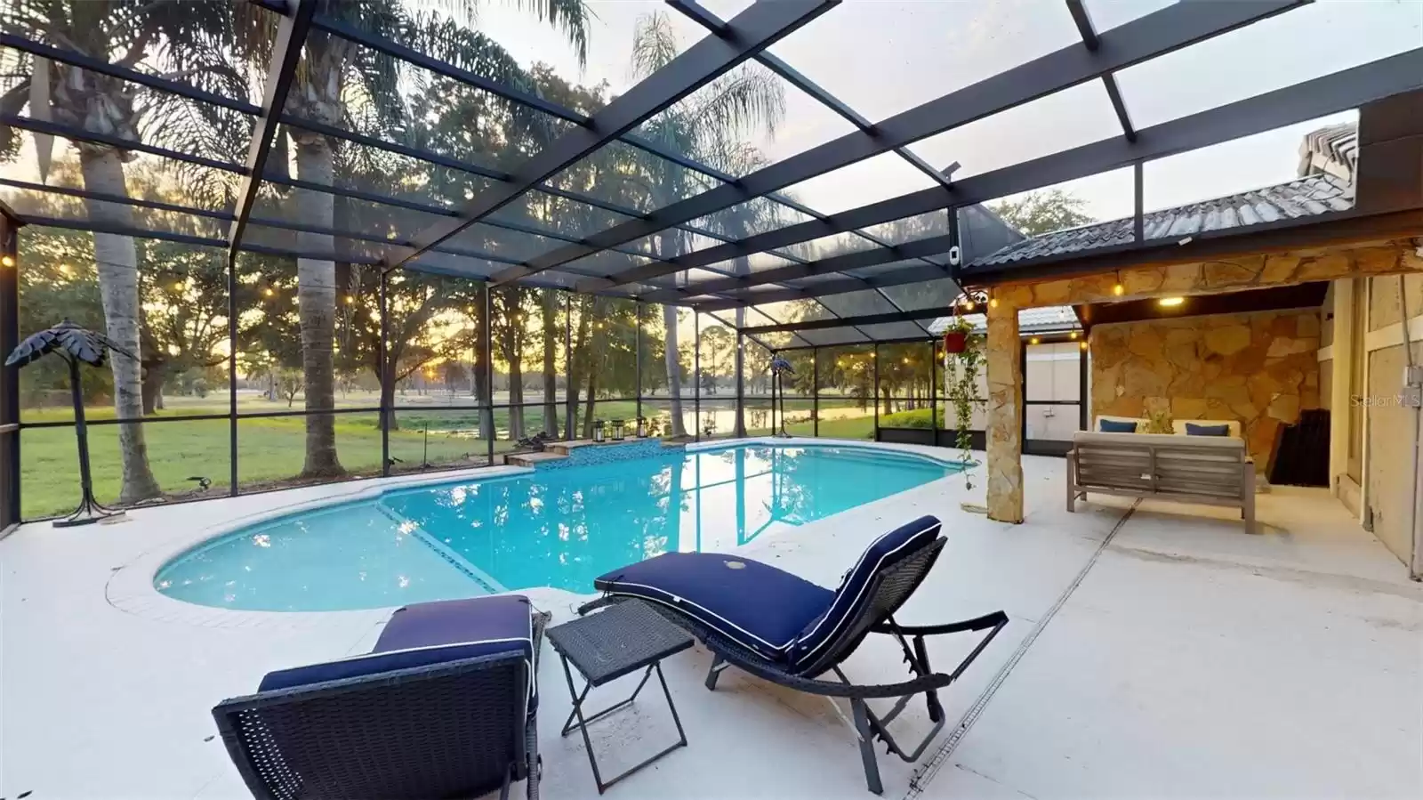 POOL, patio and oversized screen enclosure