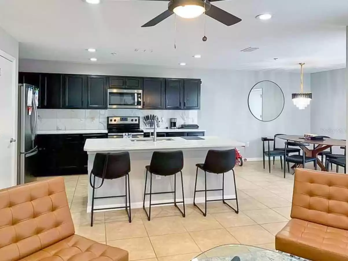 Living /Dining Room--Photo with furniture