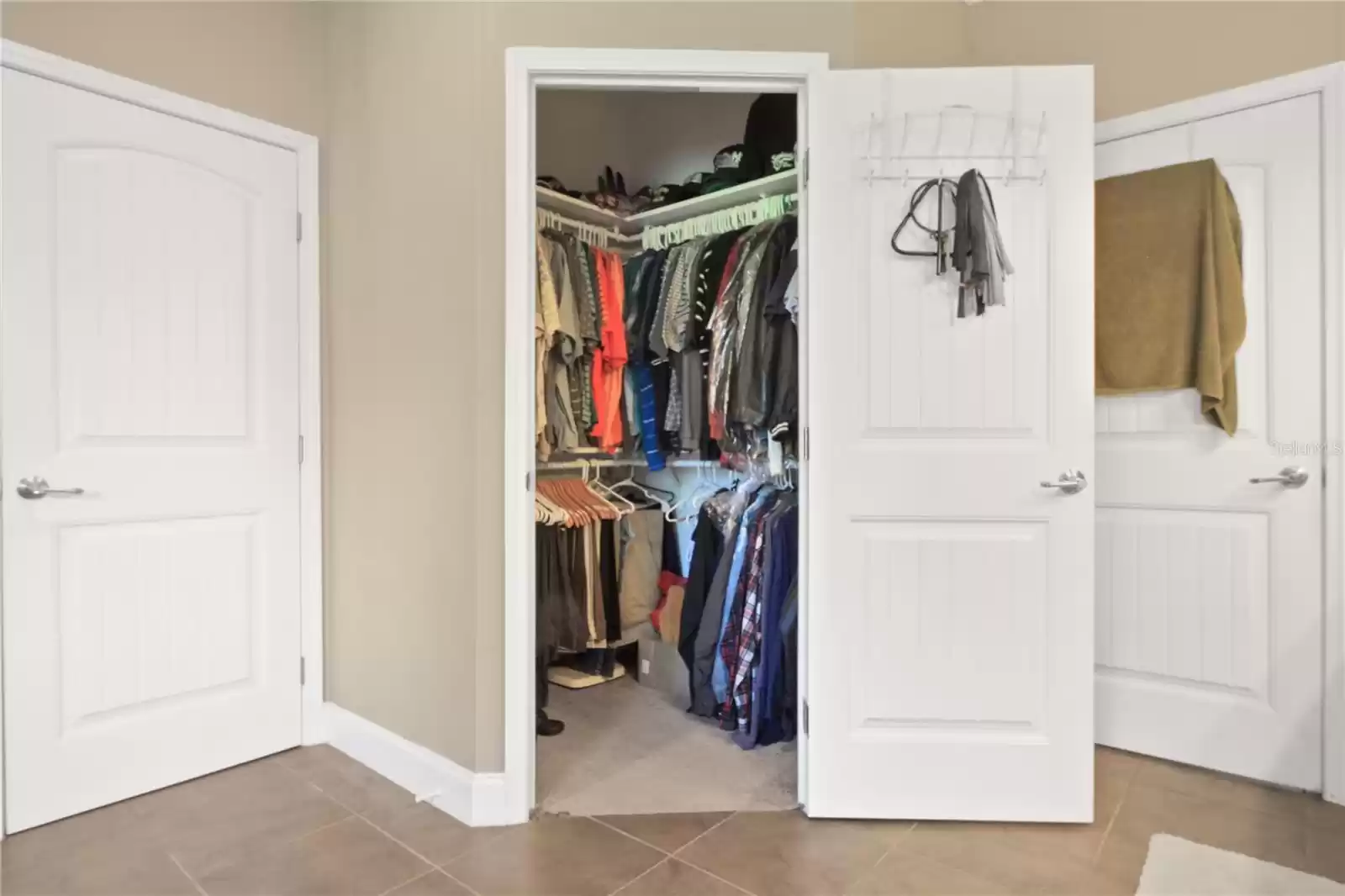 Walk-in Closet in the Primary Bathroom