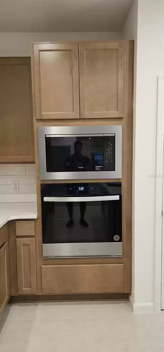 Wall oven and microwave