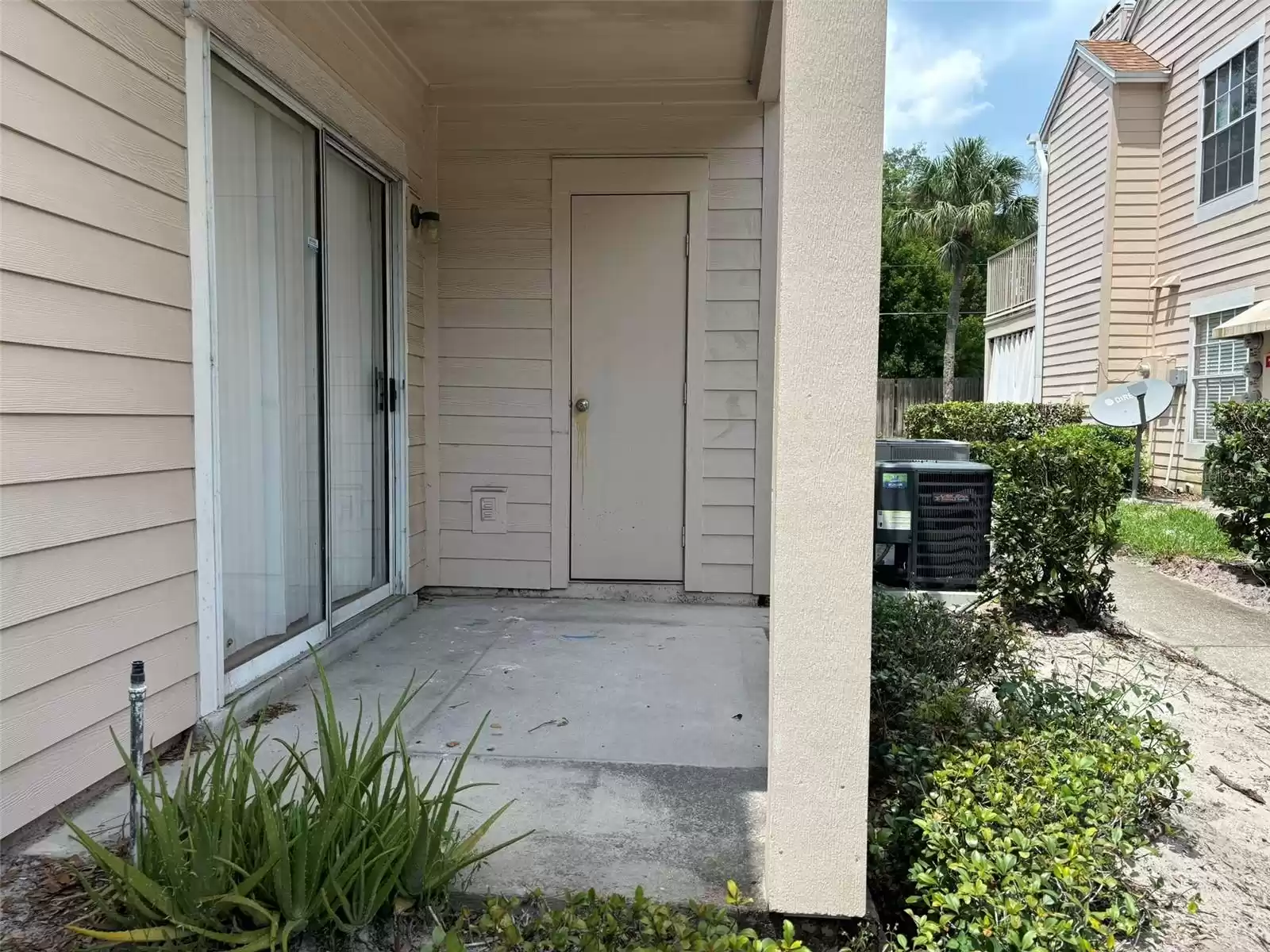 Patio and Storage Closet