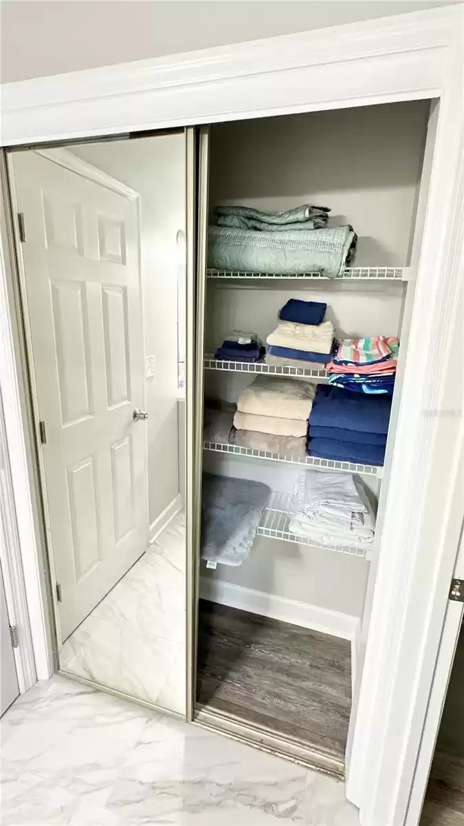 Primary linen closet