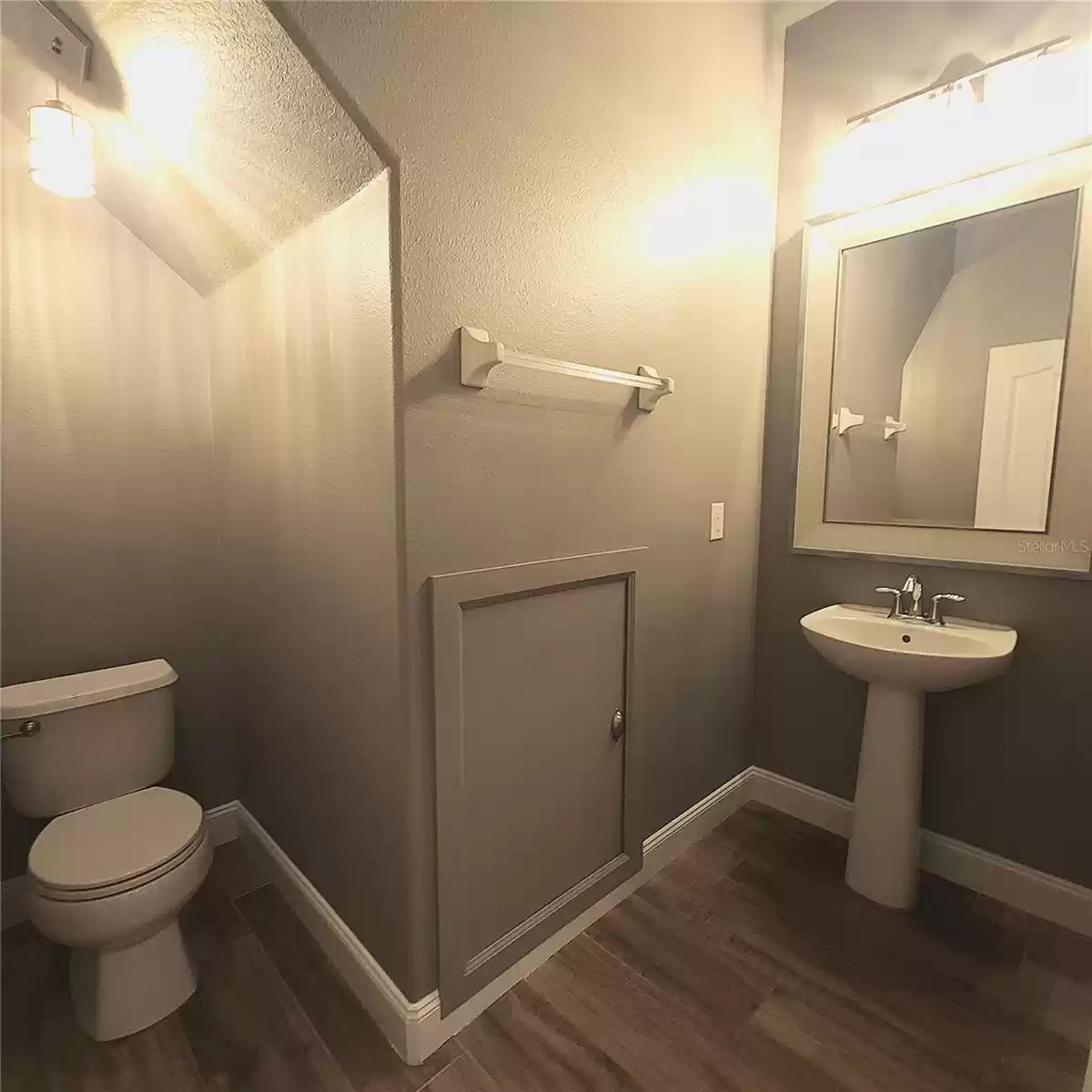 Guest Half-Bathroom with Large Storage Closet