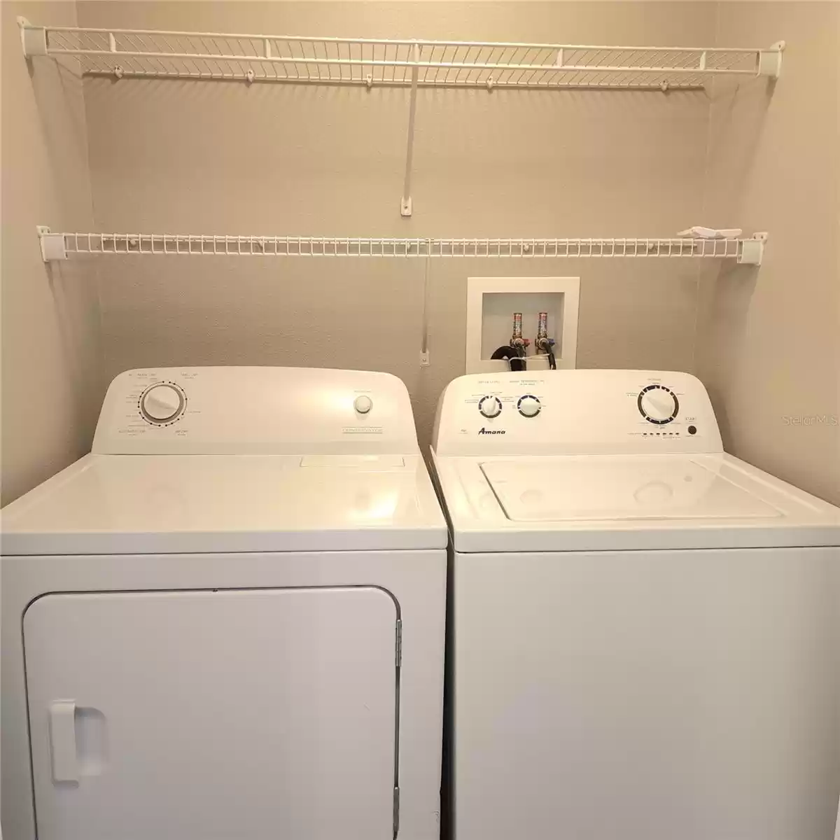 Washer and Dryer closet upstairs