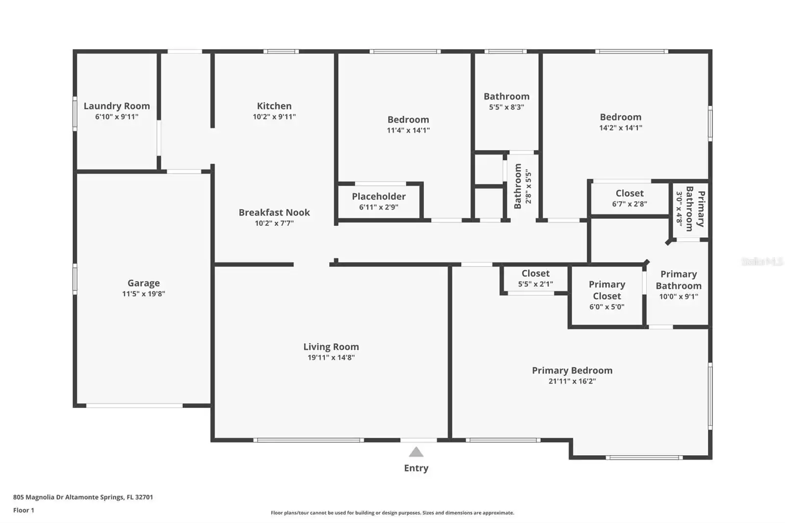 805 MAGNOLIA DRIVE, ALTAMONTE SPRINGS, Florida 32701, 3 Bedrooms Bedrooms, ,2 BathroomsBathrooms,Residential,For Sale,MAGNOLIA,MFRO6240496