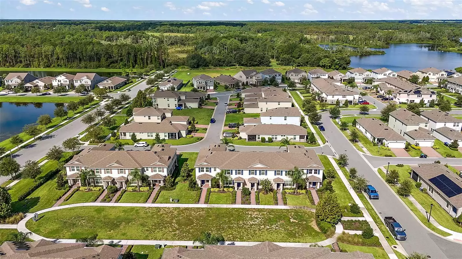 Aerial of surrounding neighborhood