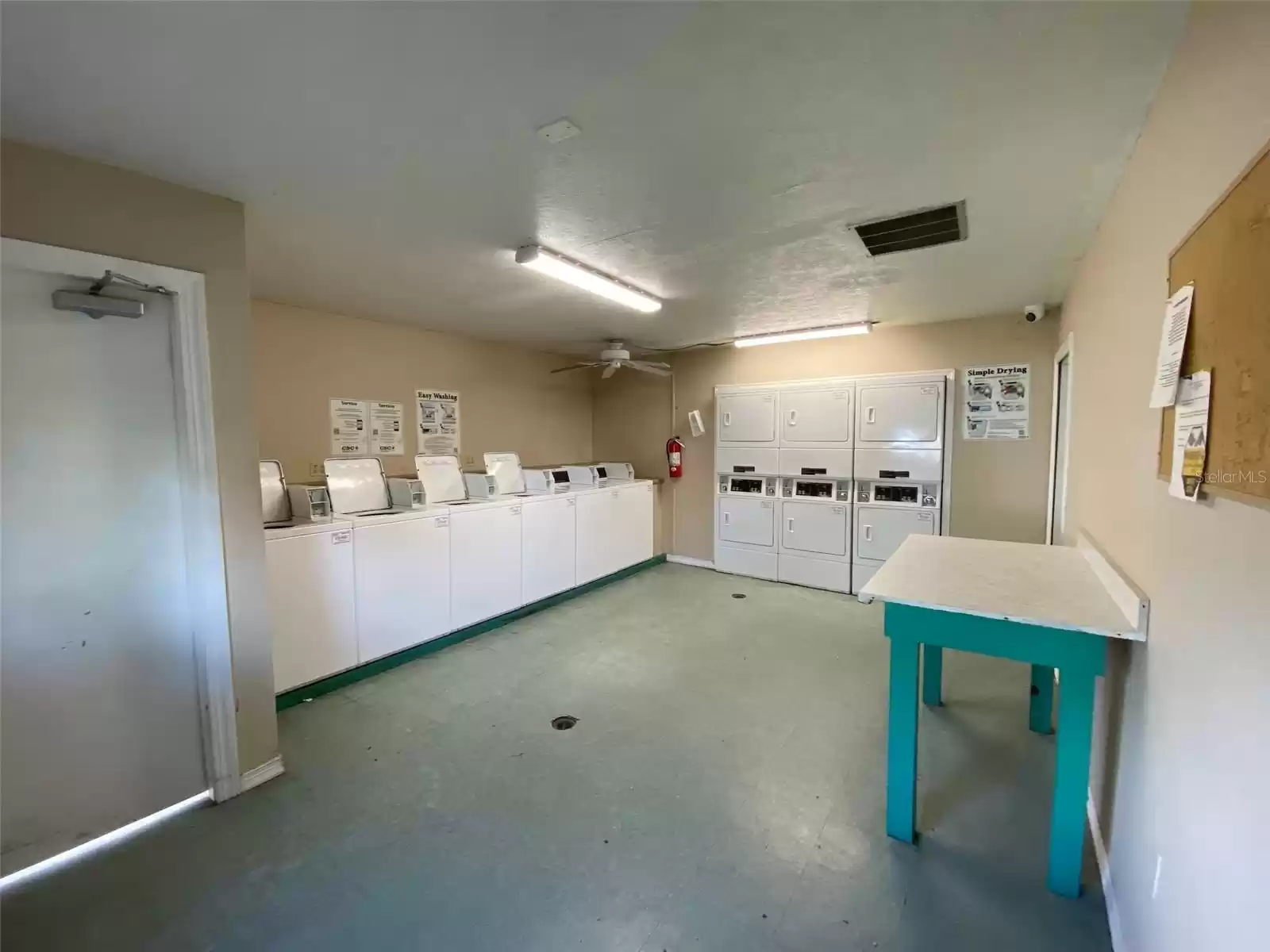 Laundromat next to the Pool and Clubhouse.