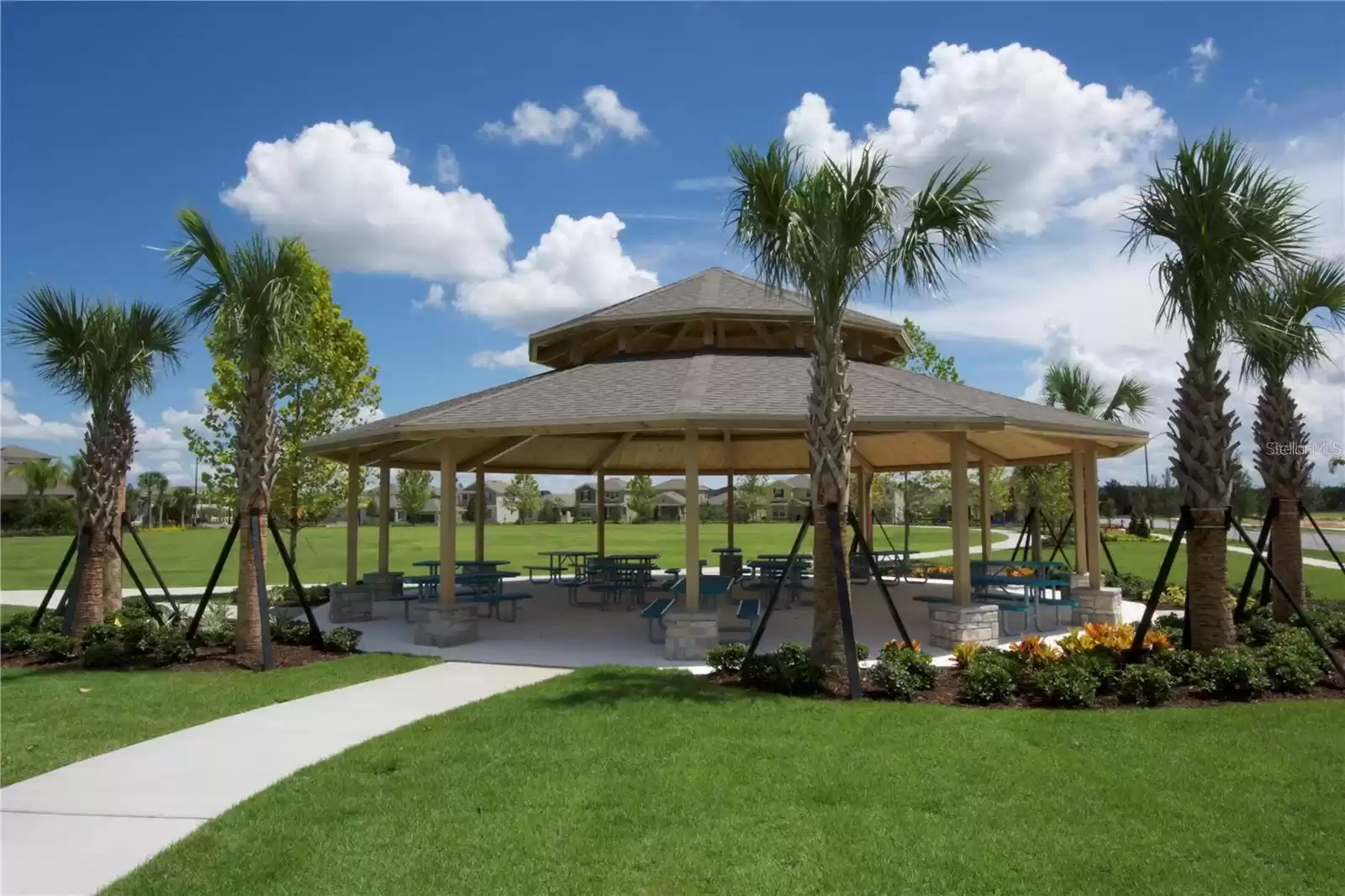 pavilion area near one of the pools/clubhouse