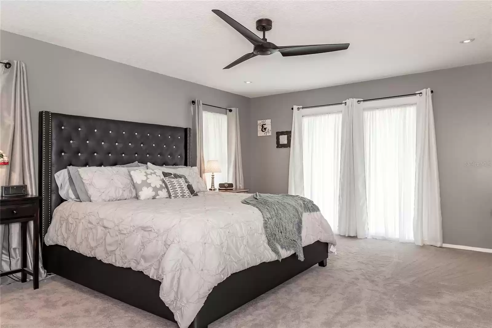 new fan with large bedrooms