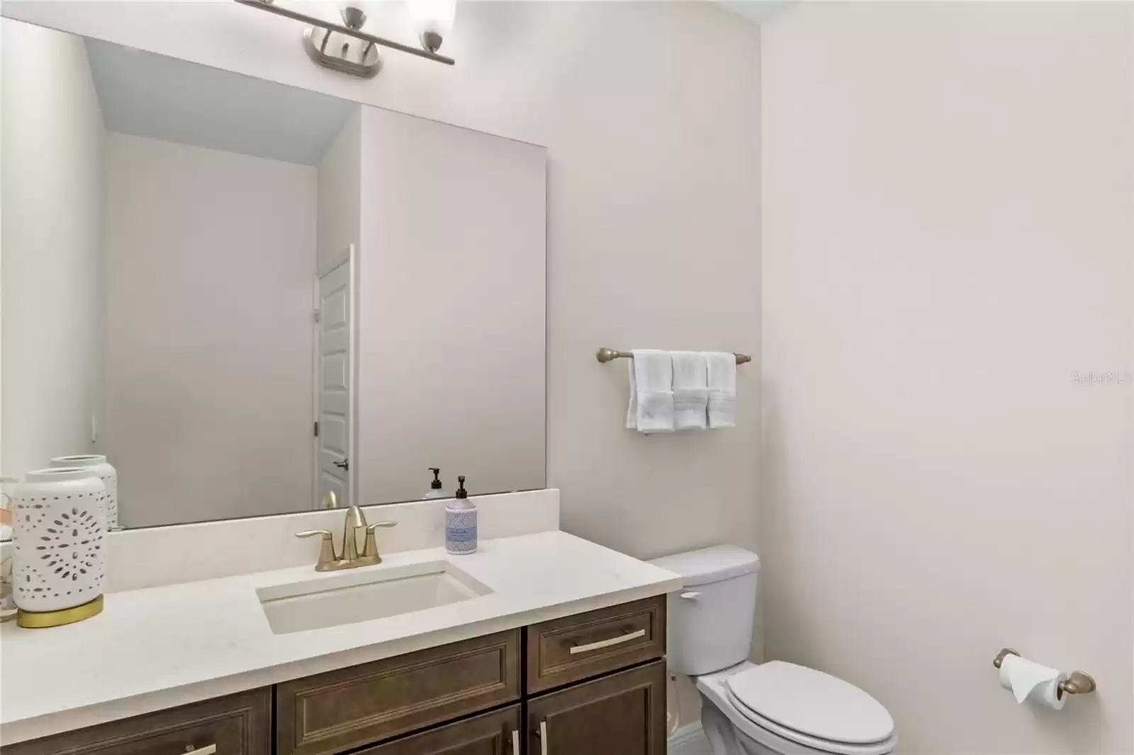 Large Powder Room off of great room/kitchen.