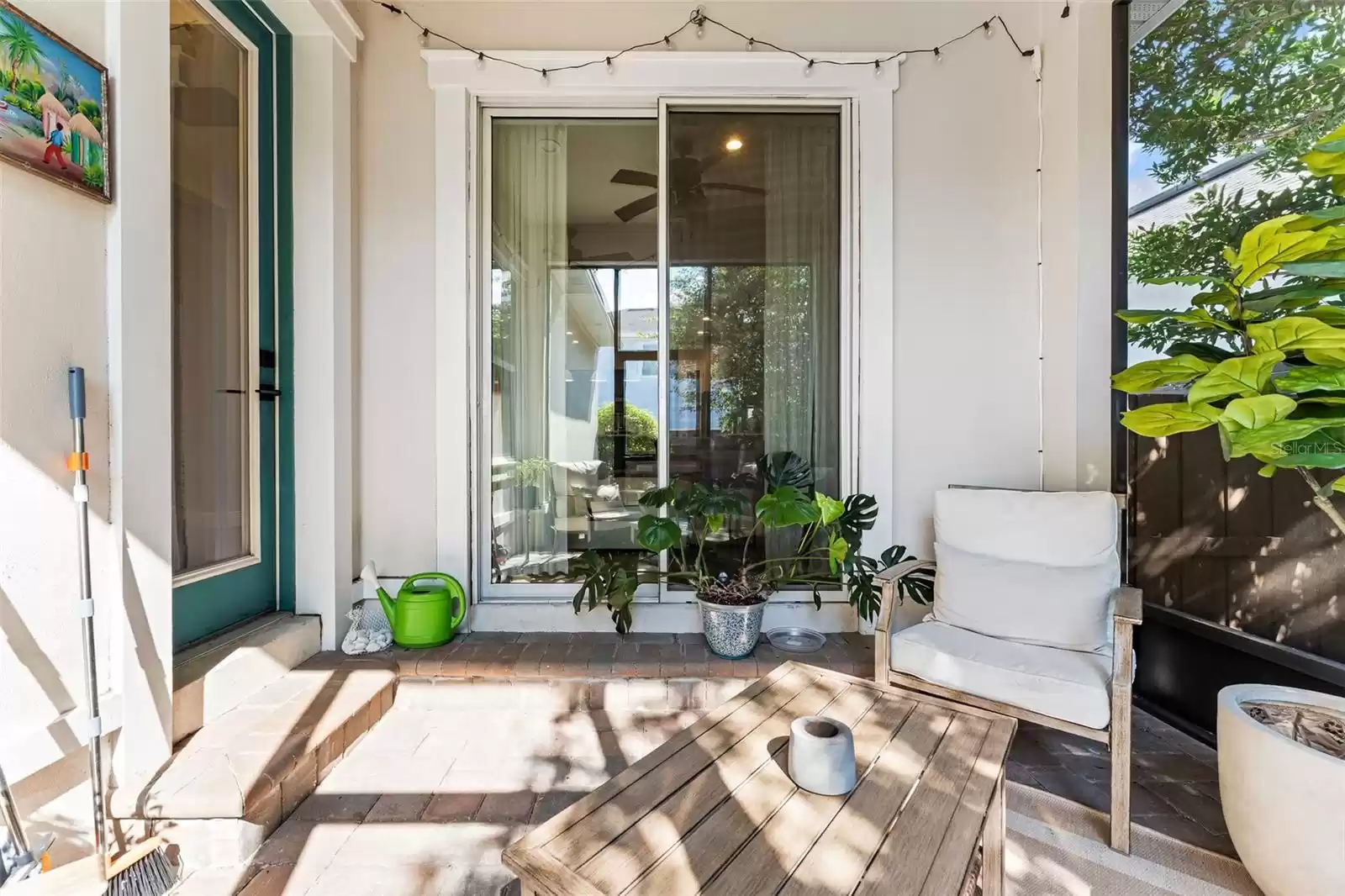 Rear screened in porch.