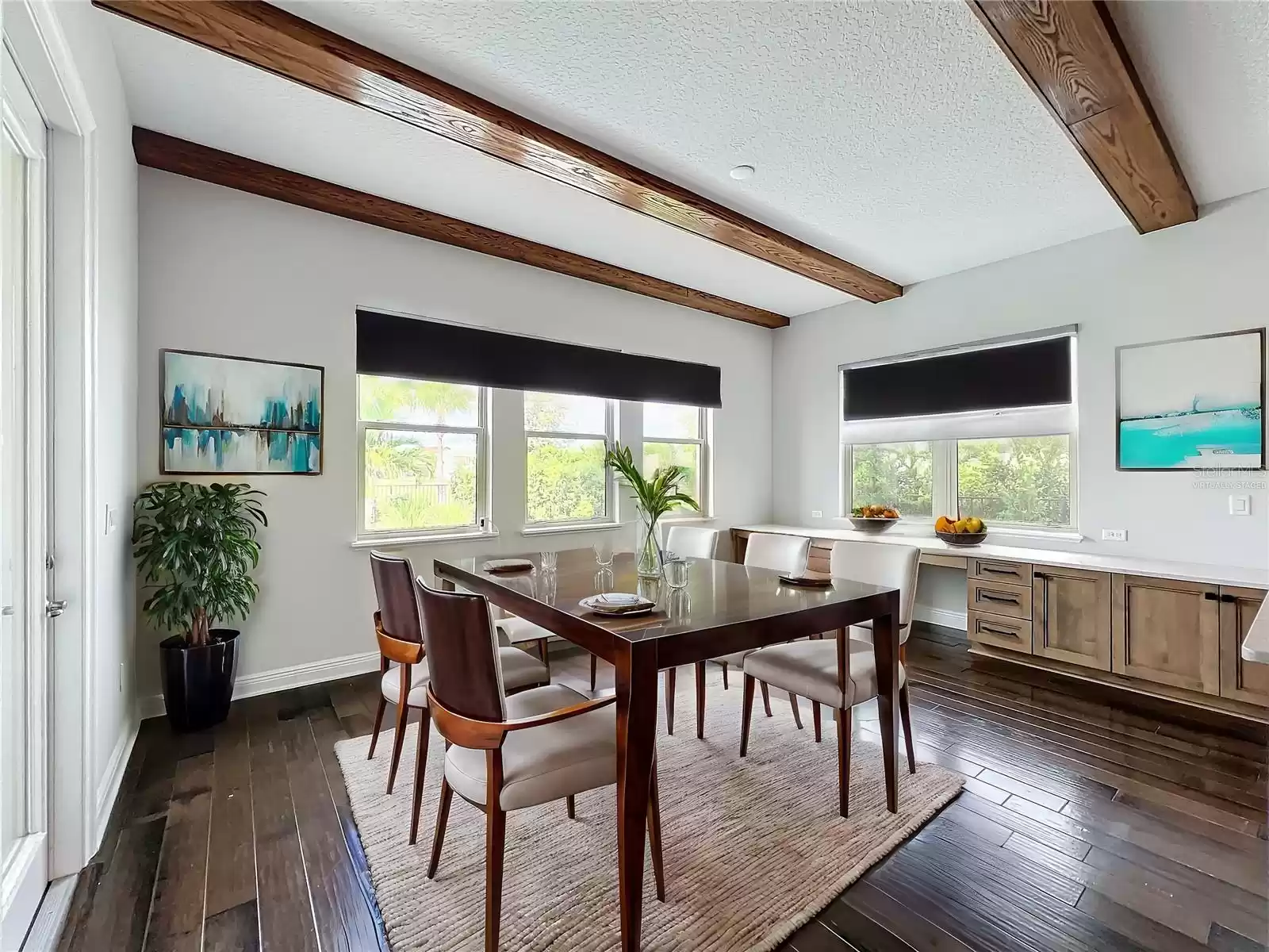 Breakfast Room Virtually Staged