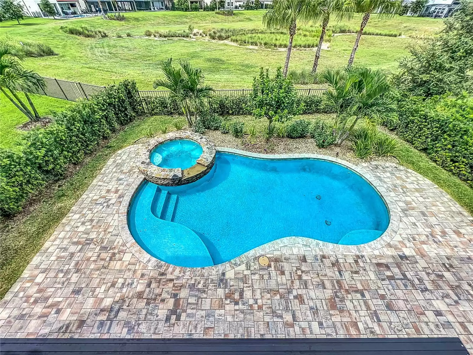 Pool View from Primary Balcony