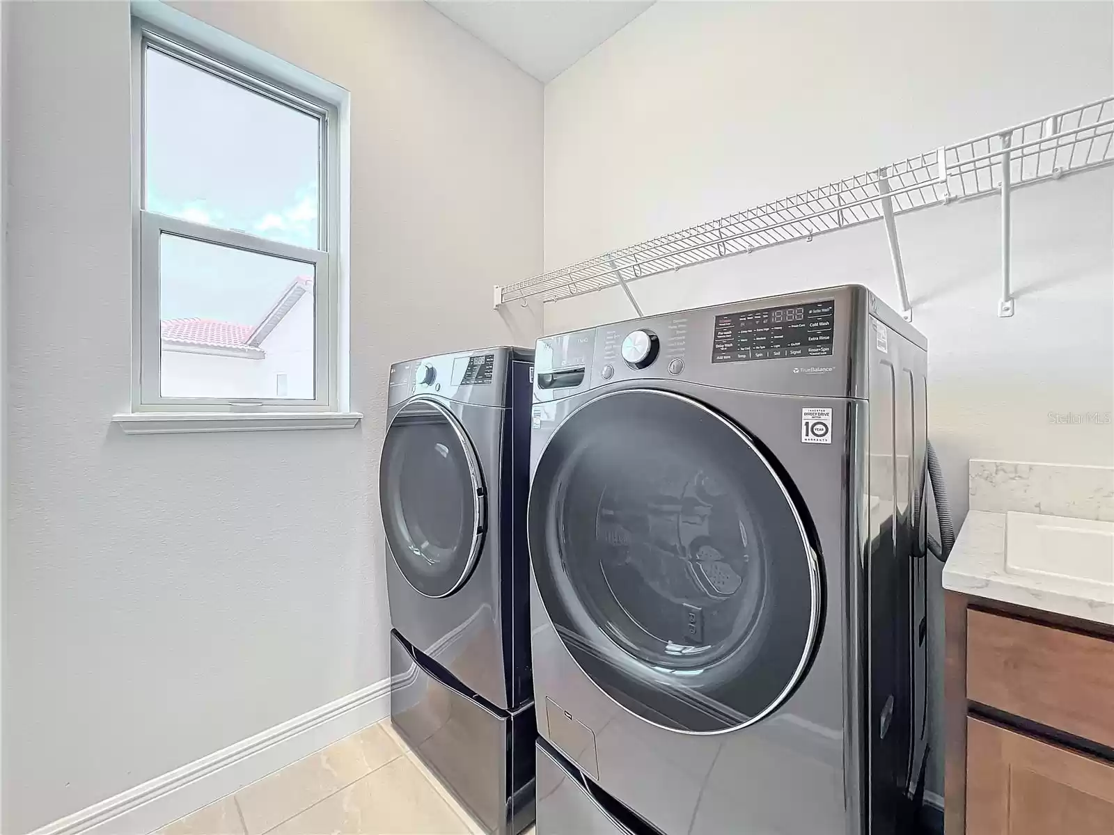 Included LG FrontLoad Washer and Dryer